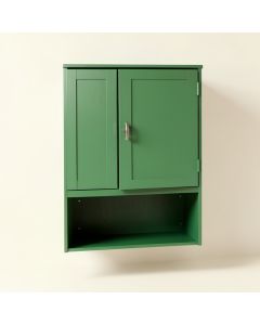 Fern Dell Wall-Mounted Laundry Cabinet - Green (synthetic illustration; no displayed measurements)