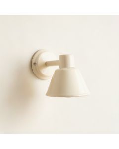 Cedar Branch Wall Sconce Mounted On A Plain Wall - Ivory (synthetic illustration; no displayed measurements)