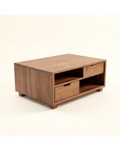 Thaddeus Solid Wood Coffee Table With Storage (synthetic illustration; no displayed measurements)