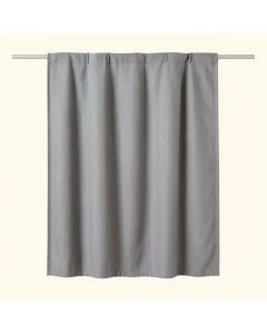Holly Crossing Shower Curtain Hanging Flat From A Plain Rod - Gray (synthetic illustration; no displayed measurements)