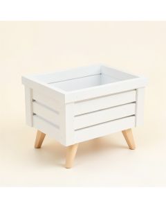 Spruce Brook Empty Raised Planter - White (synthetic illustration; no displayed measurements)