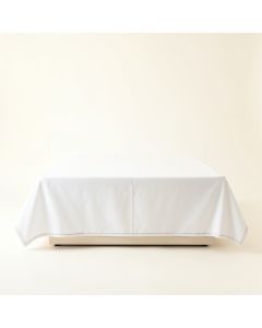 Juniper Dell Flat Bed Sheet - White (synthetic illustration; no displayed measurements)
