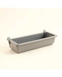 Briar Bluff Empty Railing Planter With Integral Brackets - Gray (synthetic illustration; no displayed measurements)