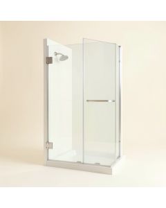 Levity 59.63 '' X 62 '' Bypass Bath Door With Cleancoat® Technology (synthetic illustration; no displayed measurements)