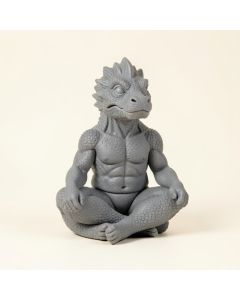 Thermia Whimsical Meditating Dragon Fists Inner Qi Strength Power Figurine (synthetic illustration; no displayed measurements)