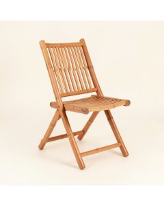 Flint Bend Folding Outdoor Chair - Terracotta (synthetic illustration; no displayed measurements)