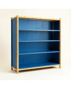 Oak Crossing Freestanding Bookcase - Blue (synthetic illustration; no displayed measurements)