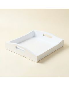 Juniper Bend Serving Tray - White (synthetic illustration; no displayed measurements)