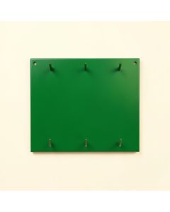 Alder Canyon Empty Wall-Mounted Tool Organizer Panel - Green (synthetic illustration; no displayed measurements)