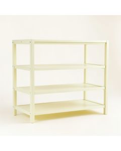 Sage Arc Empty Seed-Starting Shelving Unit Without Lights - Ivory (synthetic illustration; no displayed measurements)