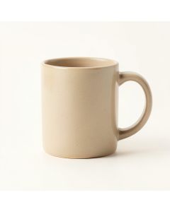 Laurel Crest Ceramic Mug - Beige (synthetic illustration; no displayed measurements)