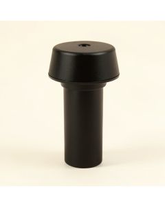 Kingsbridge Black Solar Powered Integrated Led 4 In . X 4 In . Fence Post Cap Light (synthetic illustration; no displayed measurements)