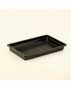 Hazel Branch Empty Under-Desk Cable Tray - Black (synthetic illustration; no displayed measurements)
