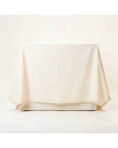 Laurel Bend Flat Bed Sheet - Ivory (synthetic illustration; no displayed measurements)