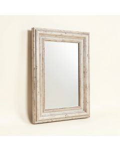 Hollifield Traditional Beveled Distressed Accent Mirror (synthetic illustration; no displayed measurements)