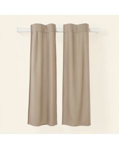 Wayfair Basics Solid Sheer Rod Pocket Curtain Panels (synthetic illustration; no displayed measurements)