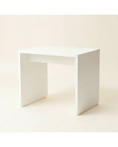 Hazel Arc Small Writing Desk - White (synthetic illustration; no displayed measurements)