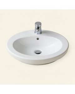 Oval Undermount Bathroom Sink (synthetic illustration; no displayed measurements)