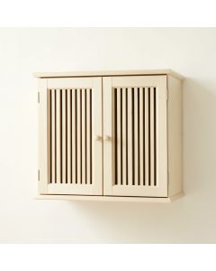 Vale Bend Wall-Mounted Laundry Cabinet - Ivory (synthetic illustration; no displayed measurements)