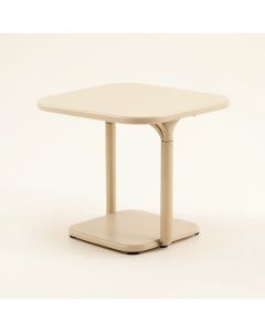 Stone Bend Compact Balcony Table - Beige (synthetic illustration; no displayed measurements)