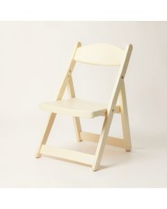 Field Bridge Folding Outdoor Chair - Cream (synthetic illustration; no displayed measurements)