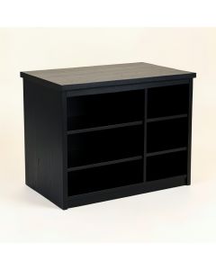 Olive Bridge Empty Countertop Canister Rack - Black (synthetic illustration; no displayed measurements)