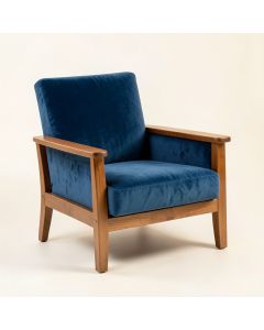 Shore Bluff Upholstered Armchair - Blue (synthetic illustration; no displayed measurements)