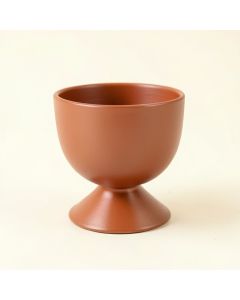 Hazel Crest Empty Candle Holder - Terracotta (synthetic illustration; no displayed measurements)