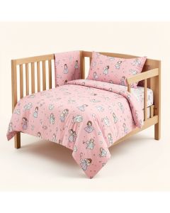 Princess 9 Piece Crib Bedding Set (synthetic illustration; no displayed measurements)