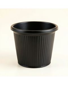 Dune Bend Empty Planter - Black (synthetic illustration; no displayed measurements)