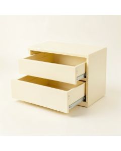 Cliff Bend Small-Parts Storage Drawer Cabinet - Ivory (synthetic illustration; no displayed measurements)