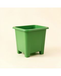 Linden Canyon Empty Raised Planter - Green (synthetic illustration; no displayed measurements)