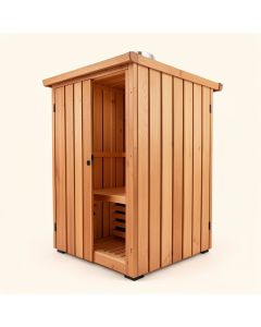 Hillsboro Nordic 2 Person Traditional Steam Sauna (synthetic illustration; no displayed measurements)