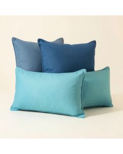 South Pacific Indoor/Outdoor , Removable Cover Pillow , Large & 1 Lumbar Pillow (synthetic illustration; no displayed measurements)