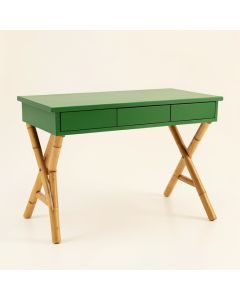 Slate Bluff Writing Desk - Green (synthetic illustration; no displayed measurements)
