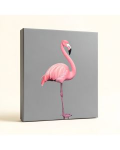 Flamingo Graphic Art On Wrapped Canvas (synthetic illustration; no displayed measurements)