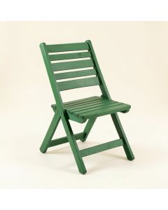 Cliff Bridge Folding Outdoor Chair - Green (synthetic illustration; no displayed measurements)