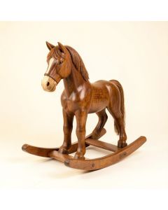 Clydesdale Wooden Rocking Horse (synthetic illustration; no displayed measurements)