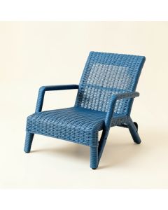 Linden Canyon Outdoor Lounge Chair - Blue (synthetic illustration; no displayed measurements)