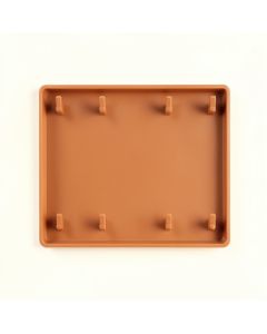 Hill Dell Empty Wall-Mounted Tool Organizer Panel - Terracotta (synthetic illustration; no displayed measurements)