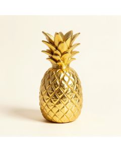 Golden Pineapple Snow Globe (synthetic illustration; no displayed measurements)