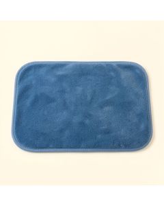 Dune Edge Bath Mat - Blue (synthetic illustration; no displayed measurements)