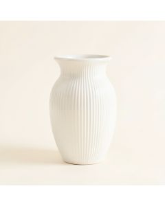 Heath Crest Empty Decorative Vase - White (synthetic illustration; no displayed measurements)