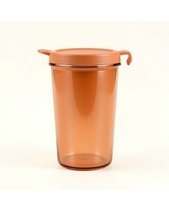 Rowan Crest Storage Canister With Lid - Terracotta (synthetic illustration; no displayed measurements)