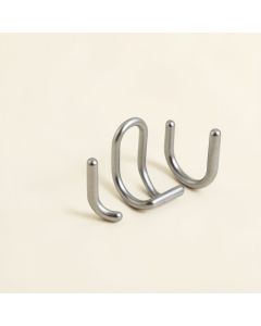 Diamond Line Design Shower Curtain Hooks (synthetic illustration; no displayed measurements)