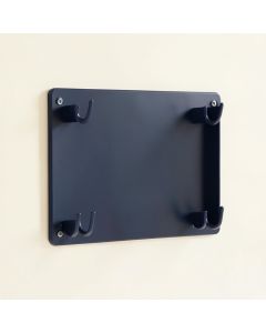 Slate Crest Empty Wall-Mounted Tool Organizer Panel - Navy (synthetic illustration; no displayed measurements)