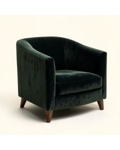 Coble 29 '' Wide Velvet Armchair (synthetic illustration; no displayed measurements)