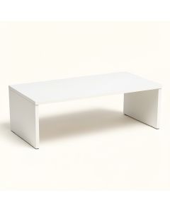 Linden Arc Desktop Monitor Riser (synthetic illustration; no displayed measurements)