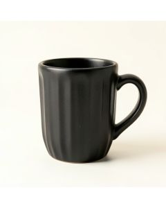 Sage Crest Ceramic Mug - Black (synthetic illustration; no displayed measurements)