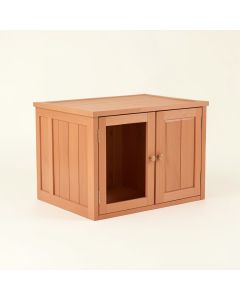 Lake Arc Empty Furniture-Style Litter Enclosure (synthetic illustration; no displayed measurements)